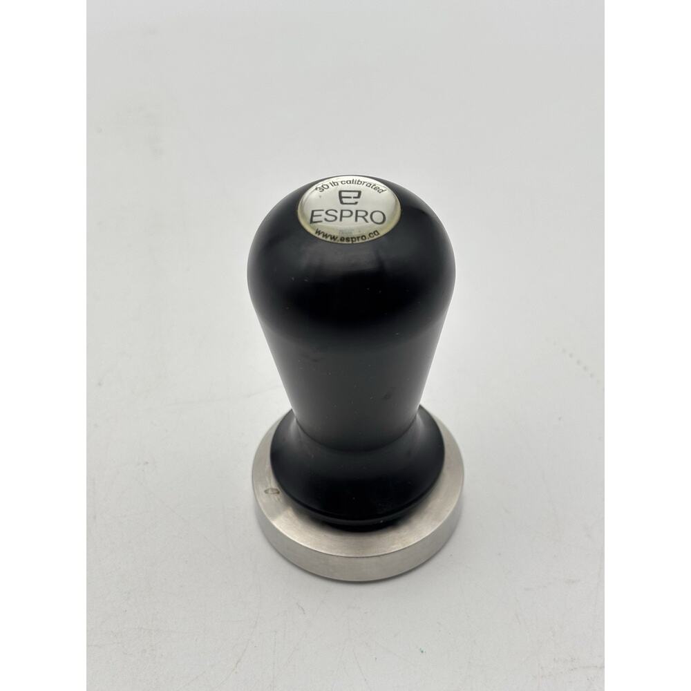 ESPRO Calibrated Espresso Coffee Tamper Flat 30 lb Tamping Force Bk Flat 51mm